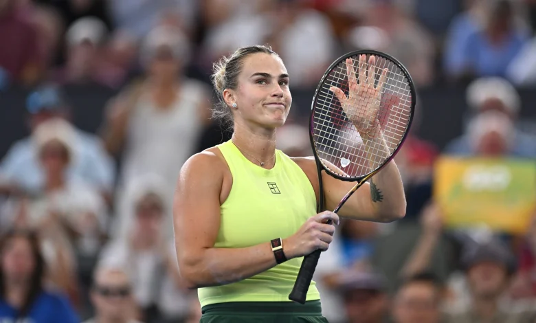 Sabalenka opens 2026 with 47-minute win over Bucsa in Brisbane