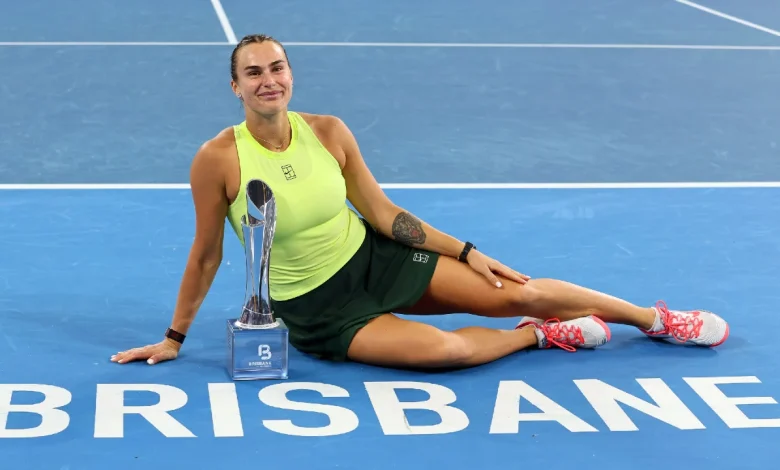 Sabalenka wins Brisbane final amid frosty exchange with Kostyuk