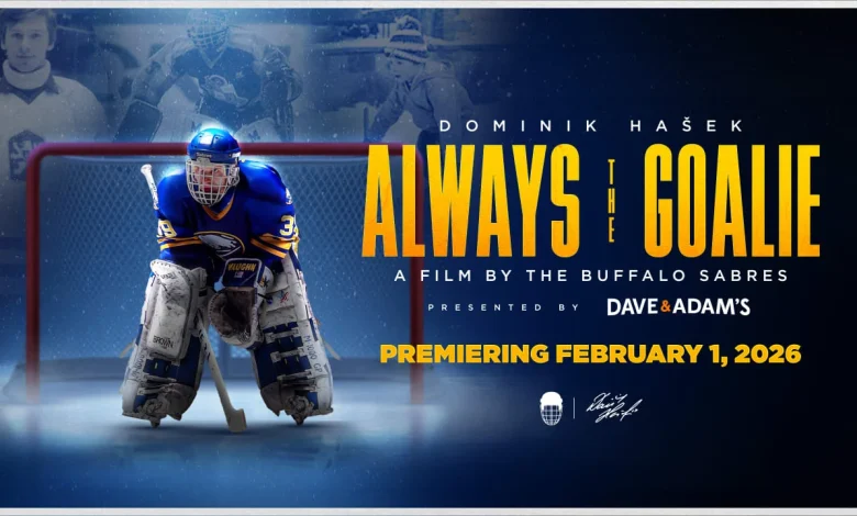 Sabres announce documentary 'Dominik Hasek: Always the Goalie,' presented by Dave & Adams
