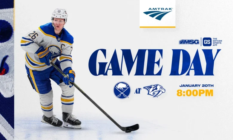 Sabres at Predators | How to watch, lineup notes, and storylines