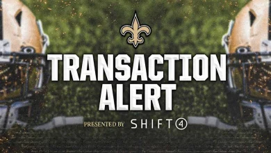 Saints announce roster moves