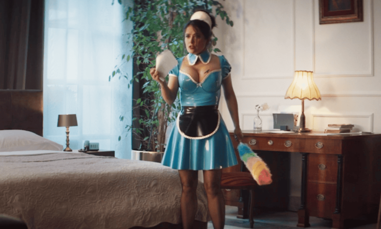 Salma Hayek’s R-Rated Sequel Has Fun With All The Tropes Critics Hate