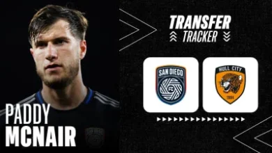 San Diego FC transfer Paddy McNair to Hull City
