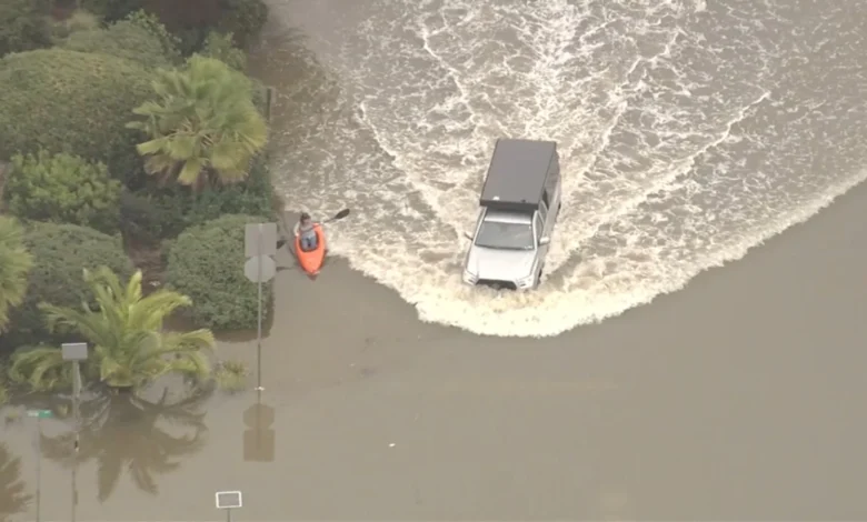 San Francisco Bay Area storm updates: Parts of North Bay inundated by Bay waters leaving cars, people stranded