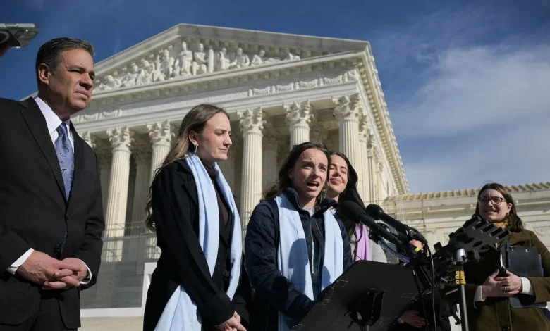 'Save Women's Sports' activists react to Supreme Court trans athlete hearing