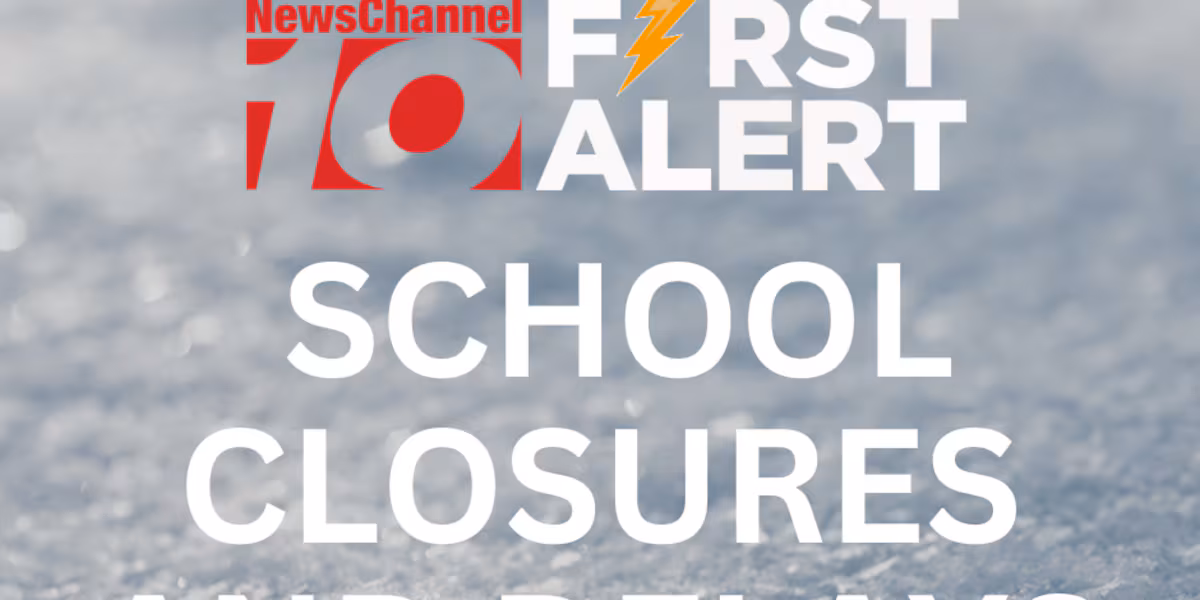 School and business closings due to the weekend winter storm