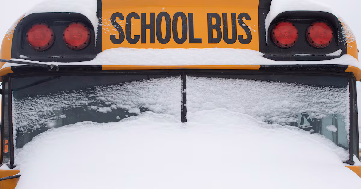 School buses cancellations for Monday, Jan. 19, 2026