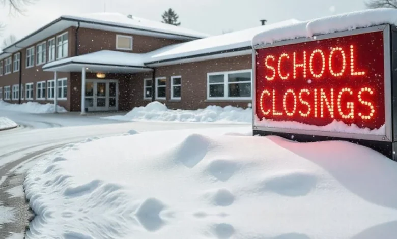 School closings for Tuesday, January 27, 2026