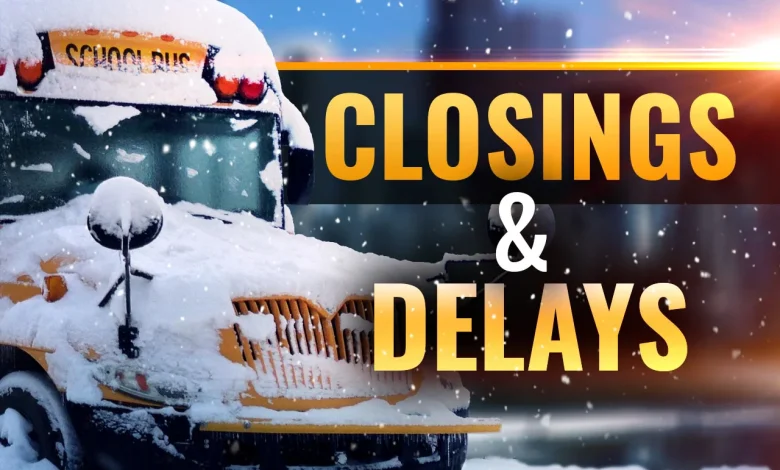 School delays and more for Tuesday, Jan 20