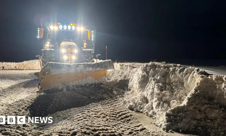 Schools closed and travel disrupted across Scotland after heavy snow