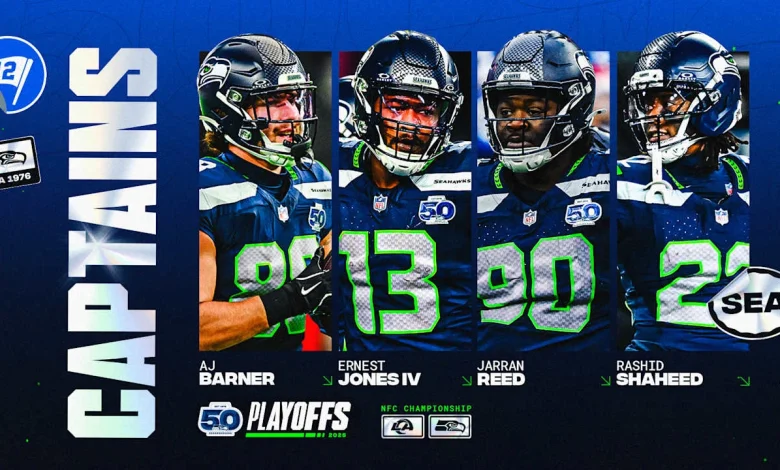 Seahawks Announce NFC Championship Captains vs. The Rams