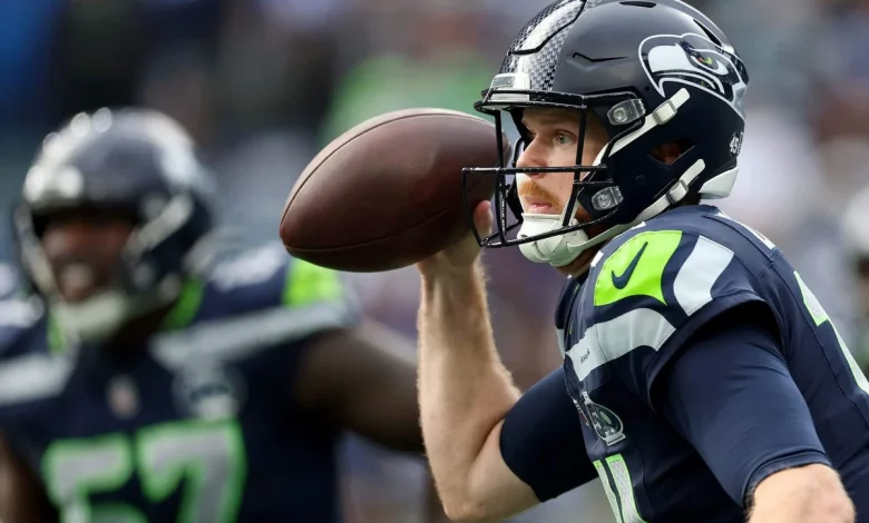 Seahawks QB Sam Darnold listed as questionable for 49ers showdown