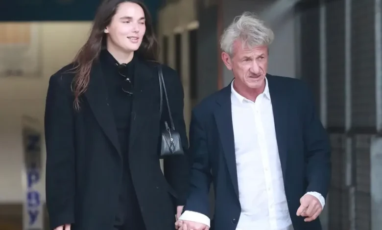 Sean Penn, 65, and much-younger girlfriend, 30, hold hands on rare public outing after Golden Globes