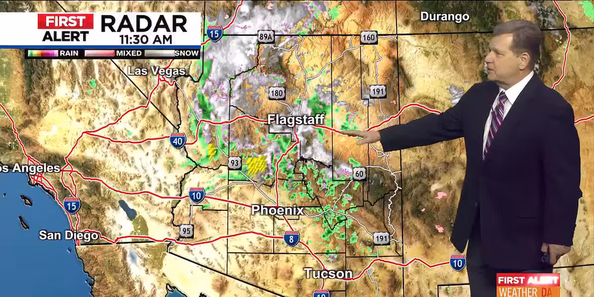 Second storm system targets Arizona on First Alert Weather Day