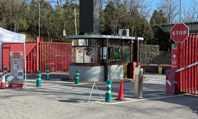 Security clampdown outside F1's private 2026 test