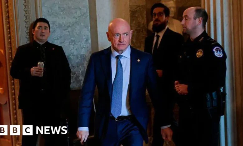 Senator Mark Kelly sues Defence Secretary Pete Hegseth over attempted demotion