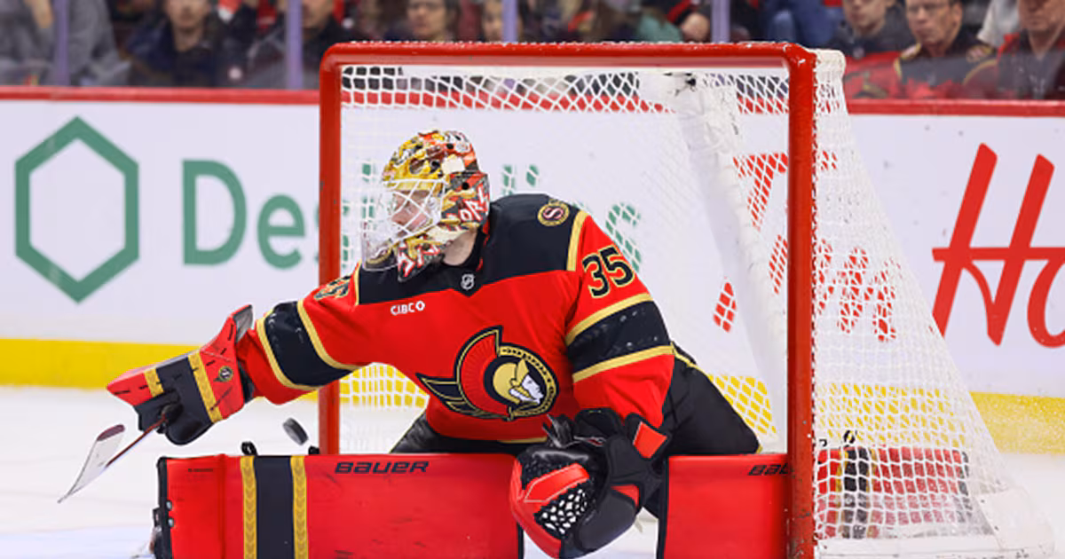 Sens coach Green won't give timeline on Ullmark: 'He'll start when he's ready to start'