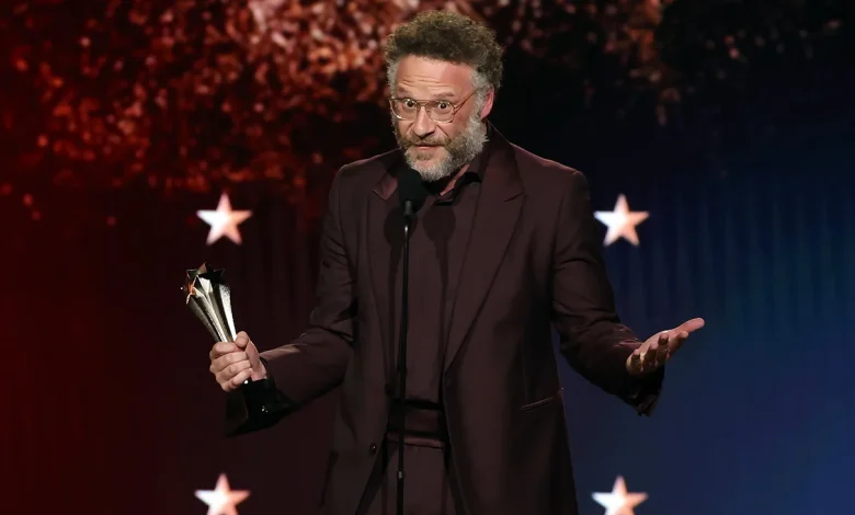 Seth Rogen Jokes He 'Can Cancel Therapy' After 2026 Critics Choice Win