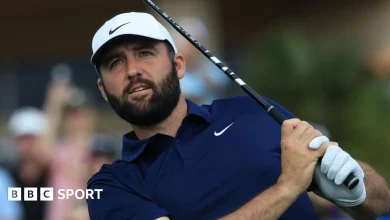 Si-Woo Kim leads Scottie Scheffler and teenager Blades Brown by one shot at American Express