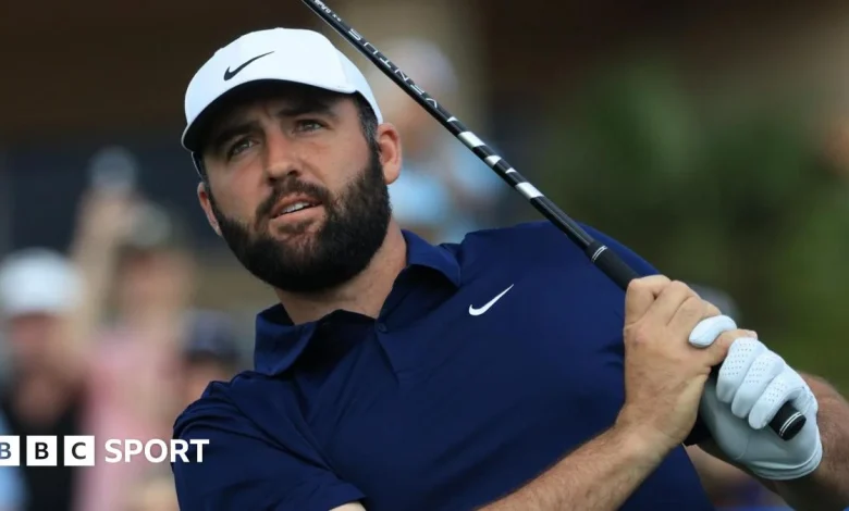 Si-Woo Kim leads Scottie Scheffler and teenager Blades Brown by one shot at American Express