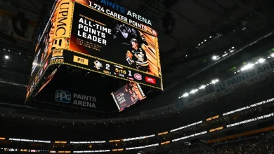 Sidney Crosby’s stats in calendar year of 2025