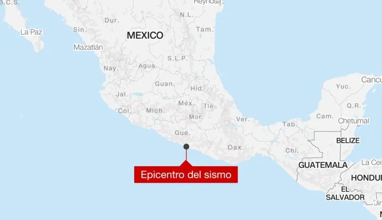 Sismo de magnitud 6,5 sacude el estado de Guerrero, México