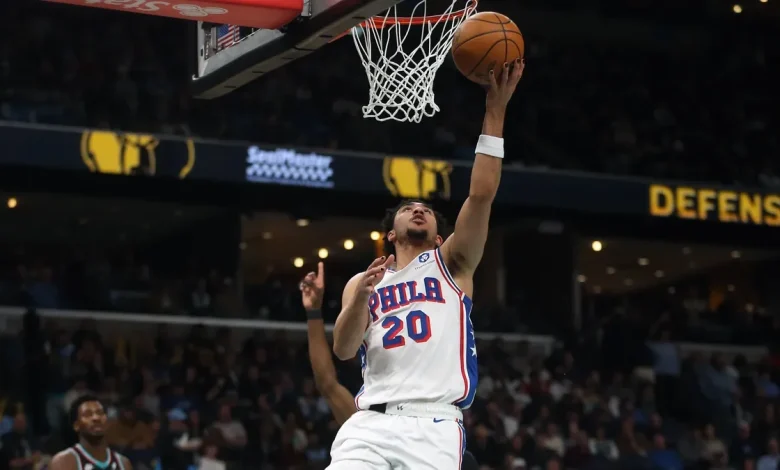 Sixers' Jared McCain talks health, shooting struggles in return