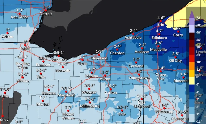Snow Wednesday, dangerous cold Friday and potential weekend storm ahead for NE Ohio