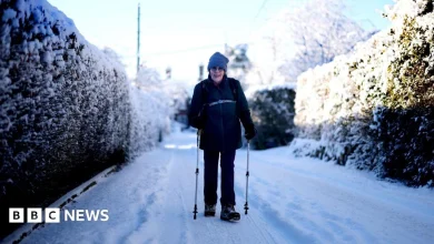 Snow warnings continue across large parts of UK