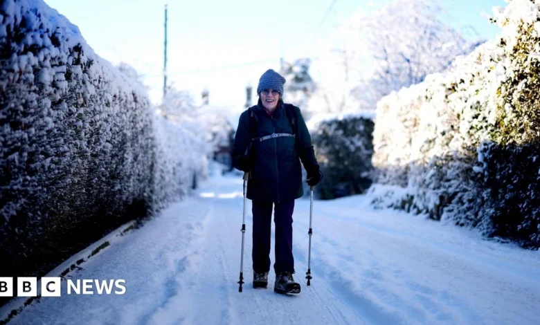Snow warnings continue across large parts of UK