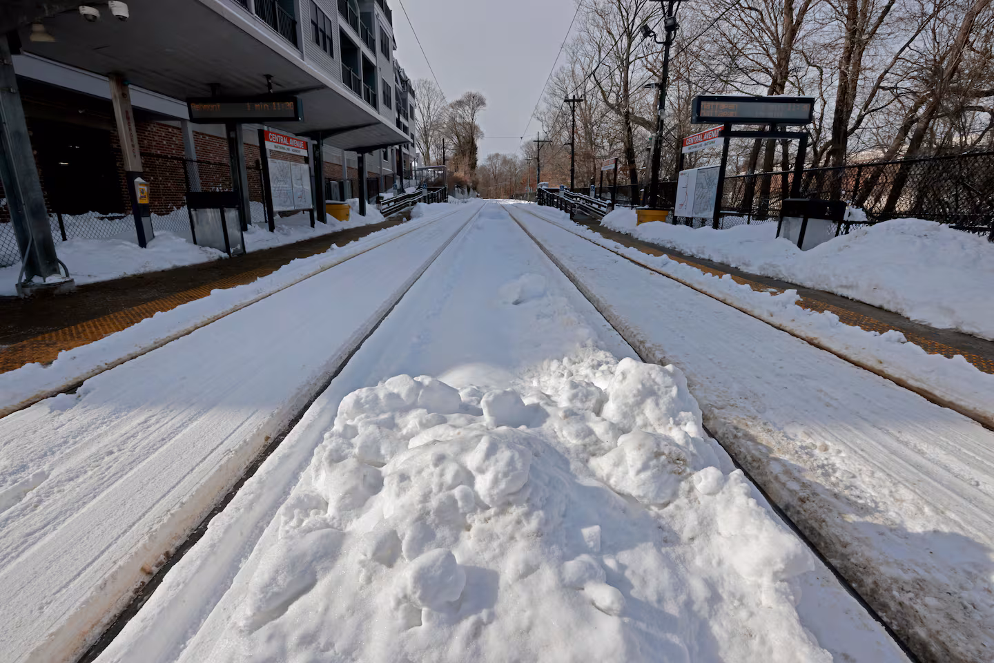Snowstorms are a big test for the MBTA. Did the transit system pass?