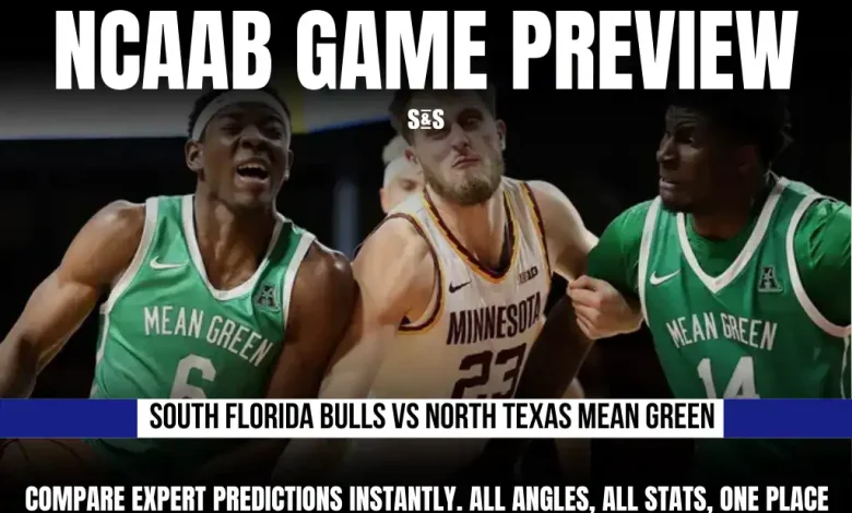 South Florida Bulls vs North Texas Mean Green Picks & Predictions
