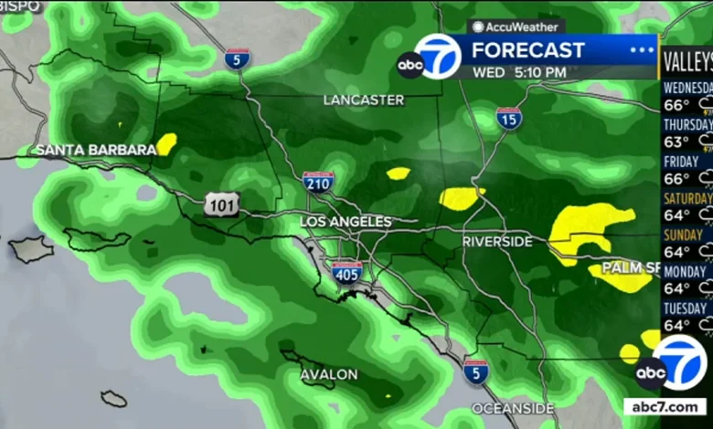 Southern California weather updates: Storm to bring heavy rain to Los Angeles, Orange, Riverside, Ventura, San Bernardino counties