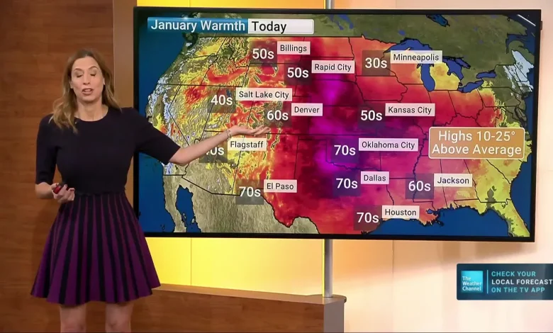 Springlike Temperatures Return To Much Of US