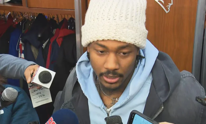 Stefon Diggs, Patriots star receiver, says it's been "a very emotional time" in wake of criminal charges