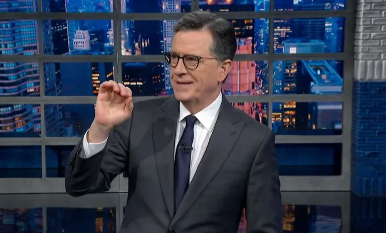 Stephen Colbert Audience Erupts In Boos Over Trump 2nd Term Anniversary
