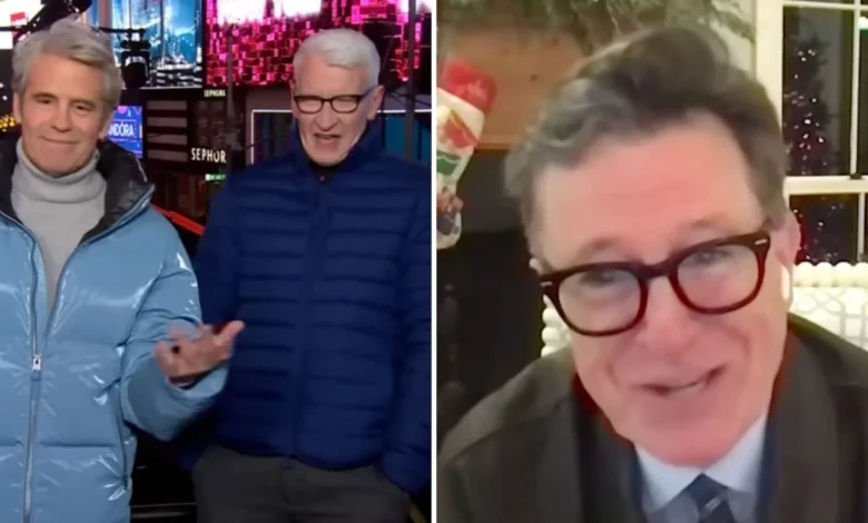 Stephen Colbert Reveals Lesson He Learned From 'Late Show' Cancellation in Wild, Drunken NYE Interview