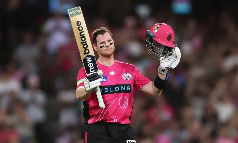 Steve Smith goes berserk in BBL, smashes 107-metre six, joint second-fastest century