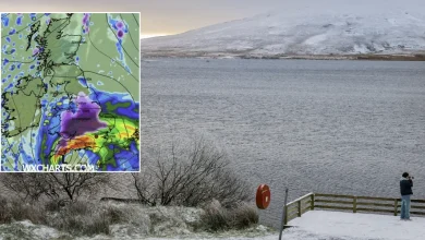 Storm Goretti: First named storm of the year to hit Britain in just days as more snow expected
