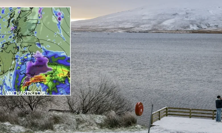 Storm Goretti: First named storm of the year to hit Britain in just days as more snow expected