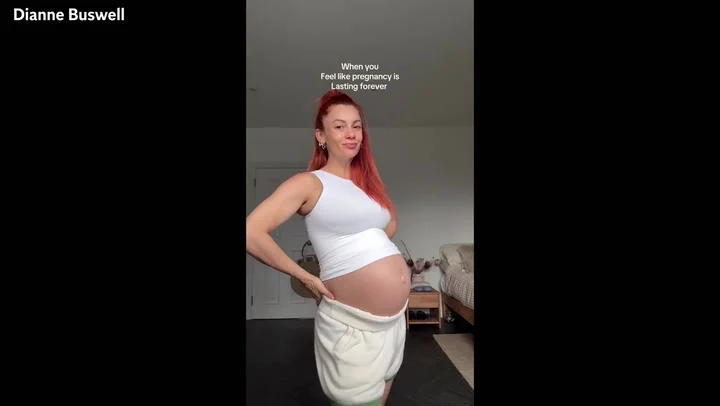 Strictly star pokes fun at pregnancy wait in funny video