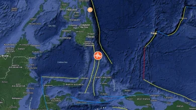 Strong M6.5 earthquake hits Kepulauan Talaud region, Indonesia
