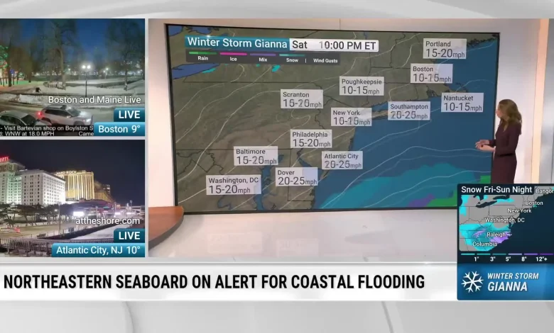 Strong Winds From Winter Storm To Impact Travel In Northeast