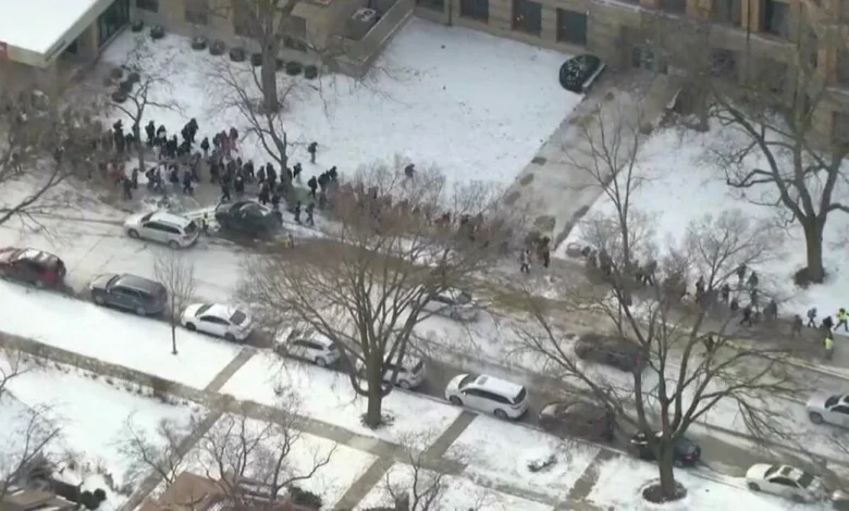Students at 2 Chicago suburban high schools walk out of classes to protest ICE