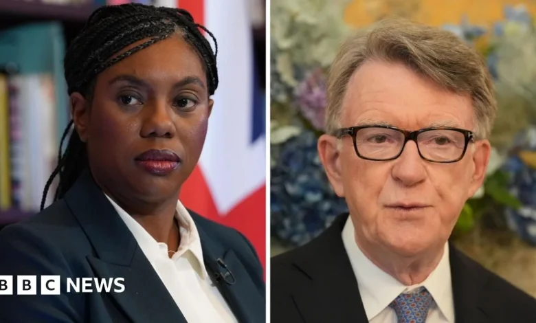 Sunday with Laura Kuenssberg: Kemi Badenoch and Lord Mandelson to be quizzed