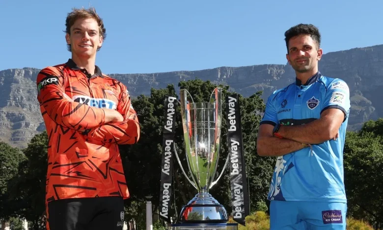 Sunrisers chase third SA20 title, Capitals their first as familiar foes meet in final