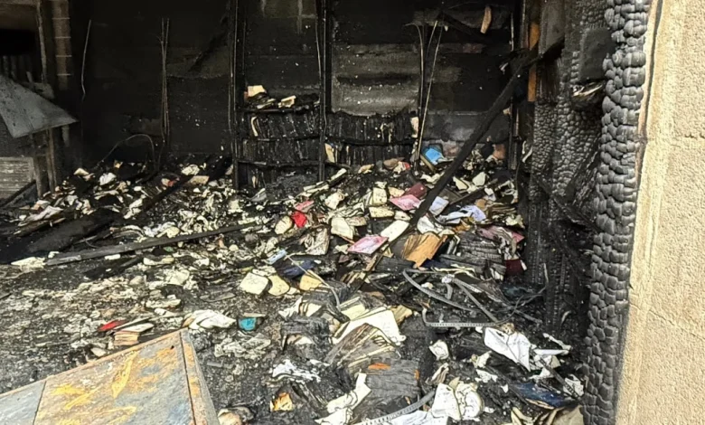Suspect arrested after a fire damages Mississippi's largest synagogue