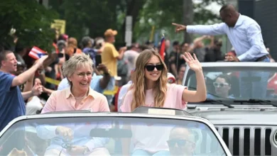 Sydney Sweeney promotes lingerie brand with wild Hollywood sign climb