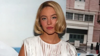 Sydney Sweeney’s Sheer Dress Made of Just Ribbons Is Pure Heat