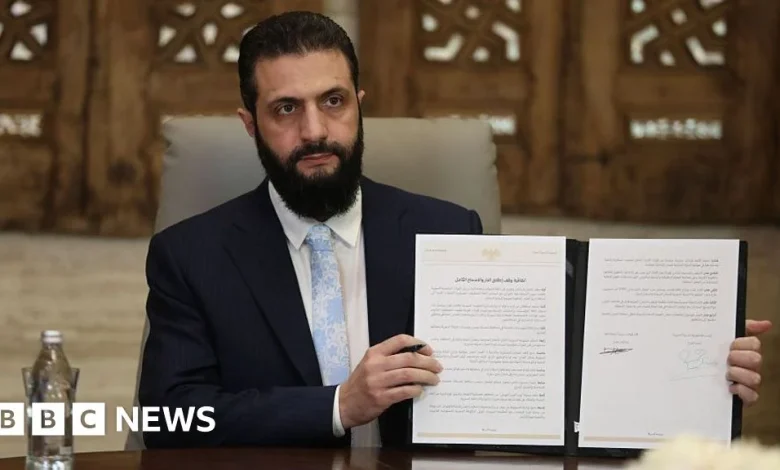 Syria, SDF agree ceasefire and integration deal